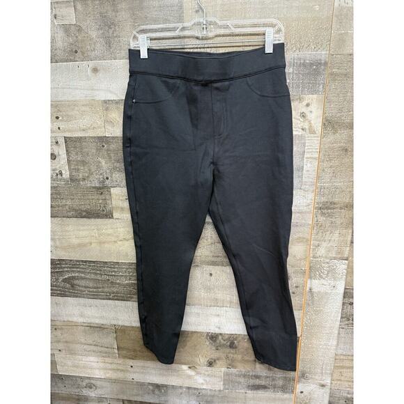Spanx Pants Womens Black Pull On Shape Wear Stretch Skinny Large - Picture 1 of 3